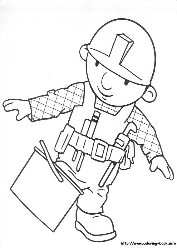 Bob the Builder coloring picture